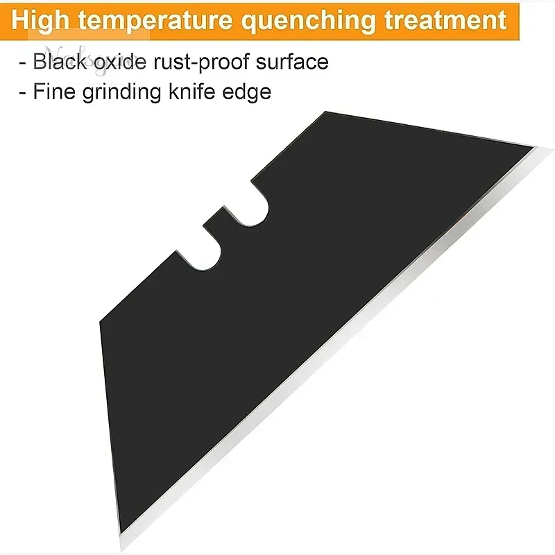 10/30/50Pcs Utility Knife Trapezoid Blades Replacement DIY Art Craft Cutter Blade Steel Sharp Cutting
