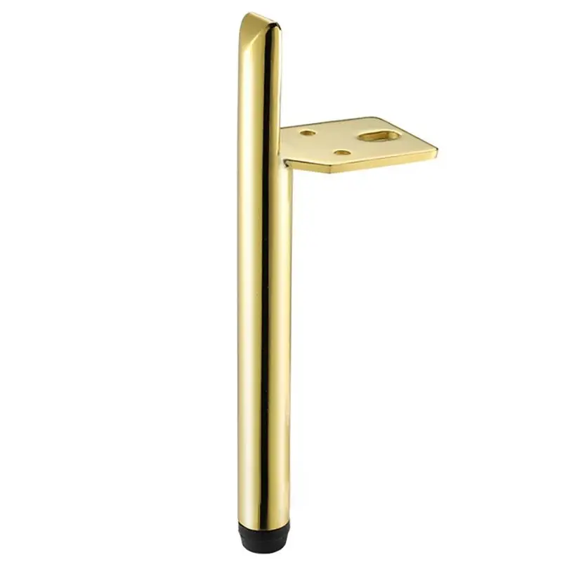 20cm Gold-plated Round Tube Sofa Legs Floor Protection, Home Furniture Bathroom Cabinet Legs DIY Sofa Side Feet Coffee Table Leg