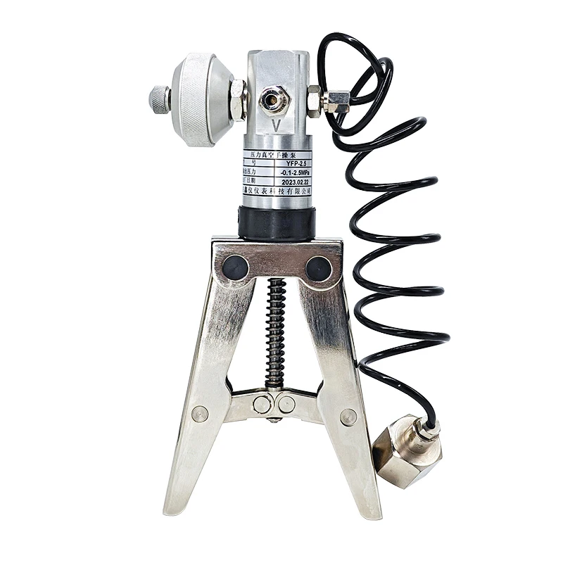 مضخة ضغط هوائية محمولة YFP-25 تعمل يدويًا لأداة صيانة المعايرة في الموقع -0.088 ~ 2.0Mpa نطاق الضغط