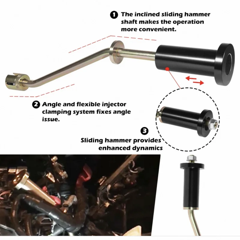 

Автомобильный инжектор масляной головки, съемник Jaguar, специальные инструменты для удаления синхронизации Automotiva для Land Rover Range Rover Discovery 5,0 3,0 T