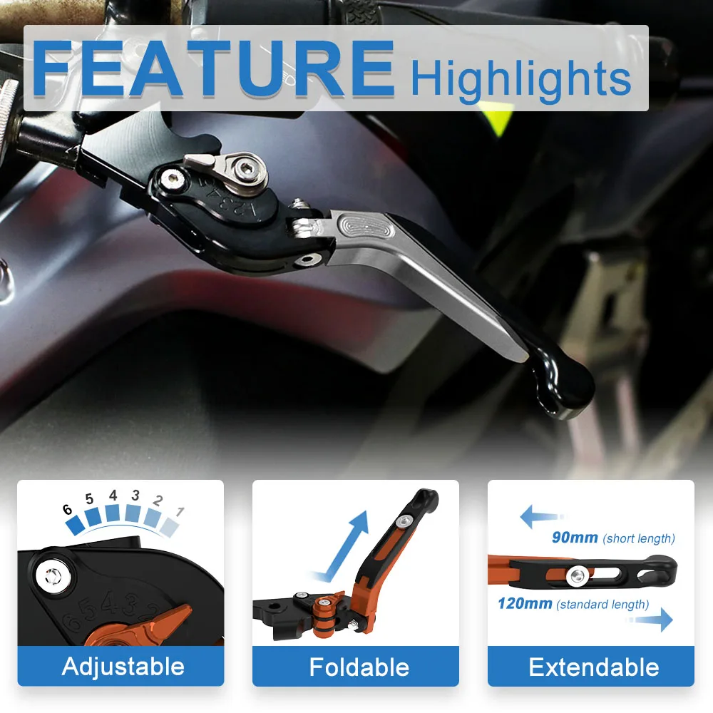 Motorcycle Brake Clutch Levers Fit For Suzuki B-KING 2008-2009 Adjustable Foldable Extendable CNC Aluminum Handle Levers