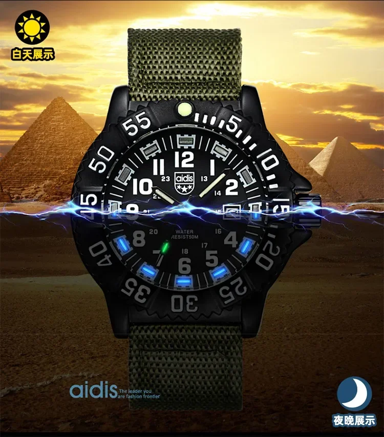 2025Orologio popolare per sport all'aria aperta, orologio luminoso da uomo