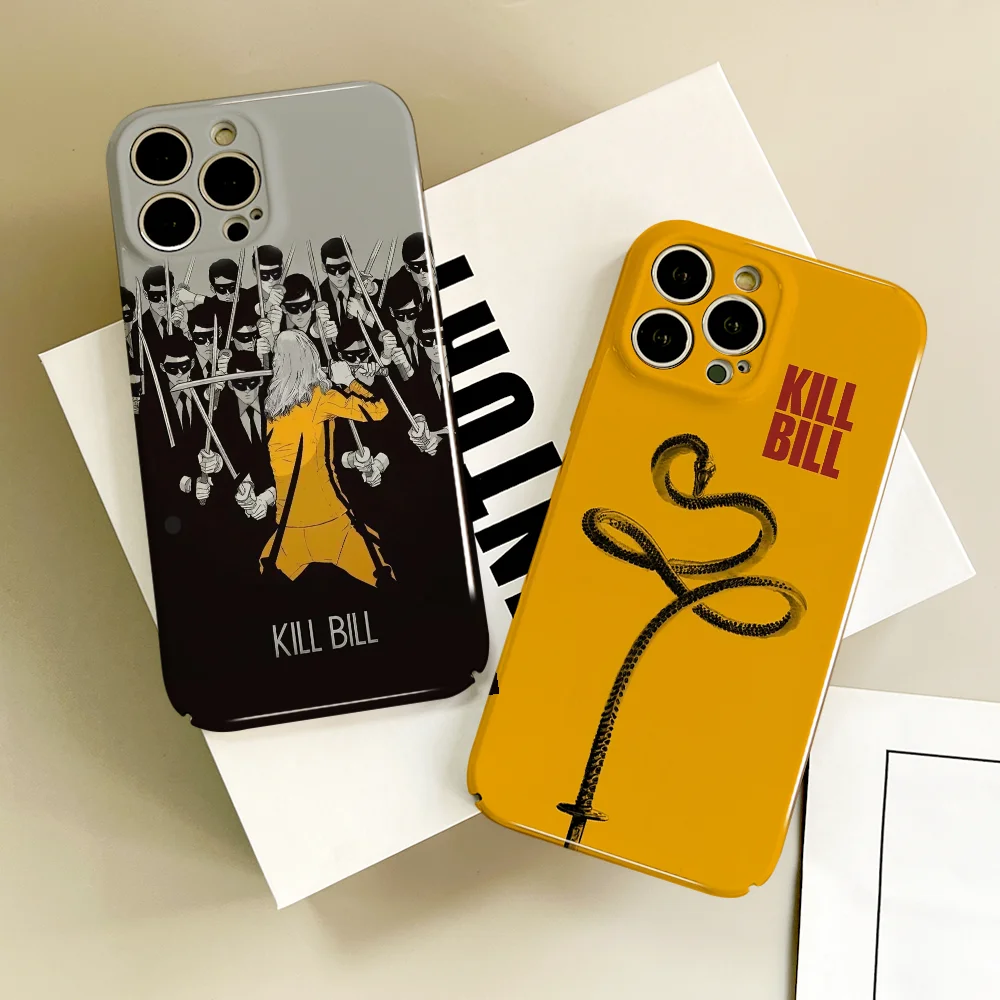 movie Kill Bill Volume phone case For iPhone 17 16 15 14 13 12 Plus Pro Max Mini Air Glossy Best Price HD Hard Cover Film Shell