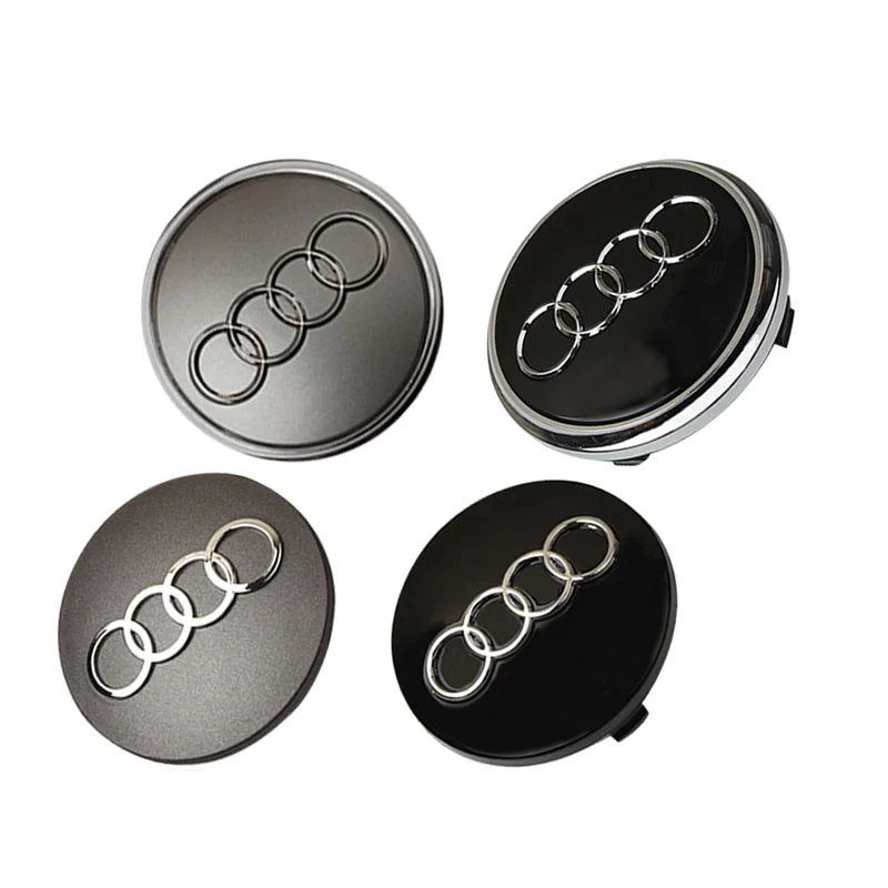 4 pz 60mm 61mm 68mm 69mm Car Styling Wheel Center Cap coprimozzo Badge 4 b0601170 per Audi A3 A4 A5 A6 A7 A8 S4 S6 accessori