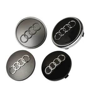 Auto Styling Wheel Center Cap, Hub Covers Badge, Audi A3, A4, A5, A6, A7, A8, S4, S6, 4B0601170, 60 mm, 61 mm, 68 mm, 69 Millimeter, 4 Pces 12 Hauptrizing -Verkäufe 61 mm - №4