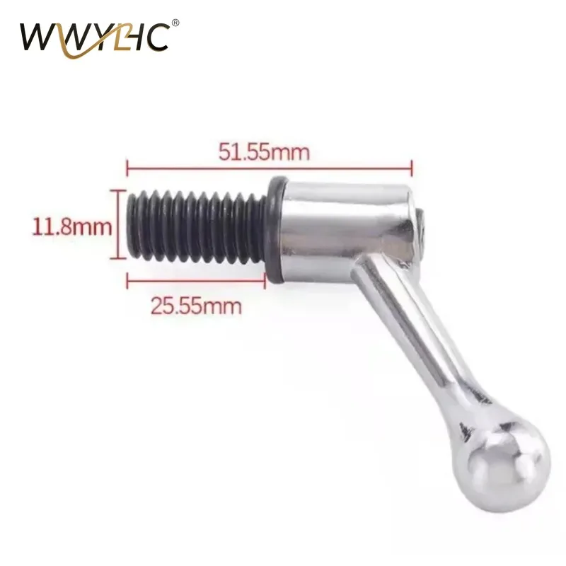 Turret Milling Machine Accessories M8 Milling Machine Handle Spindle Locking Handle Screw M1/2 Workbench Adjustable Handle