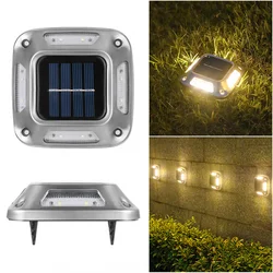 Solar Driveway Lights Garden Lights IP65 Waterproof LED Solar Wall Lights Buried Lights Outdoor Camping Warning Step Lights