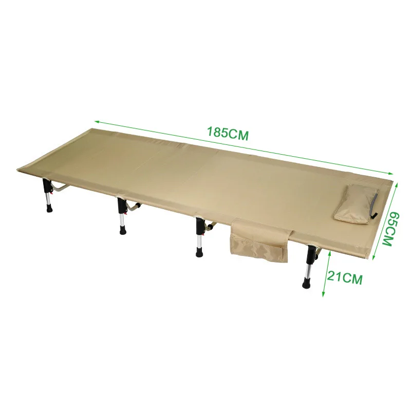 

Aluminum Frame High Quality Outdoor Folding Portable Camping Bed Oxford Sleeping Bed Cot for Travel