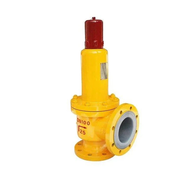 High Pressure safety valve corrosion resistance PTFE Lining ANSI Flange Pressure relief reducing Valve