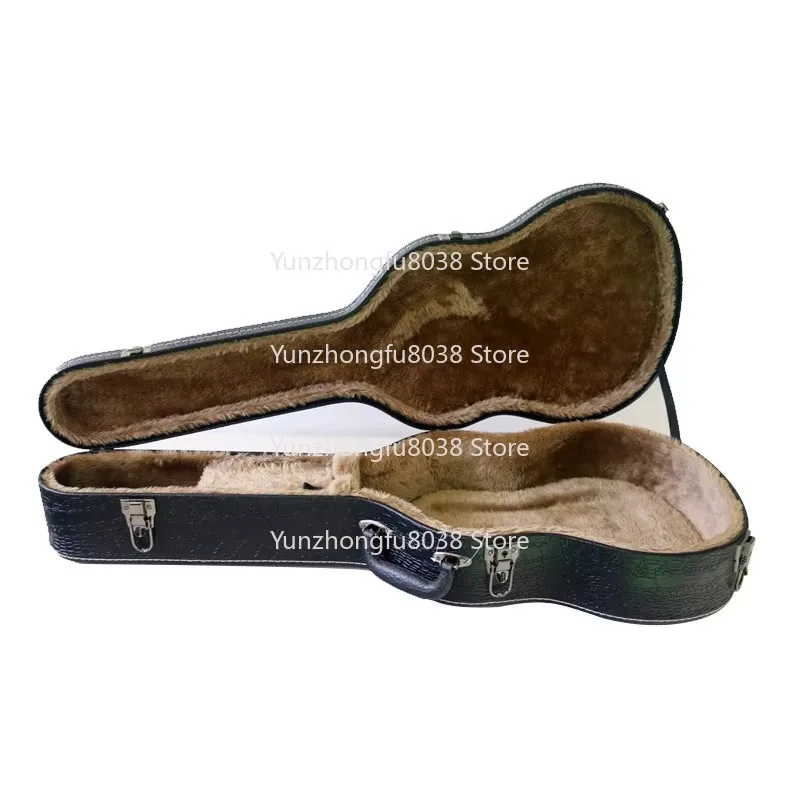 34-Inch Wooden Guitar Case Convex Pressure, Shock and Waterproof - for Musical Instrument Accessories