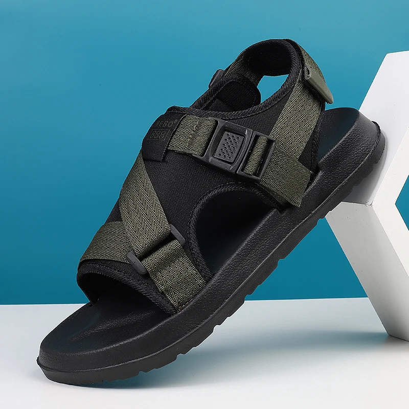 

Сандалии мужские легкие, пляжные шлепанцы, дышащие, для воды, Повседневная Уличная обувь, летняя обувь