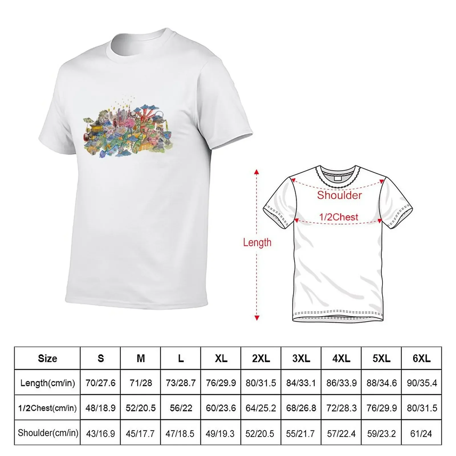 Tokyo Daydream T-Shirt quick-drying vintage rapper graphic tees man t shirt vintage t shirt men