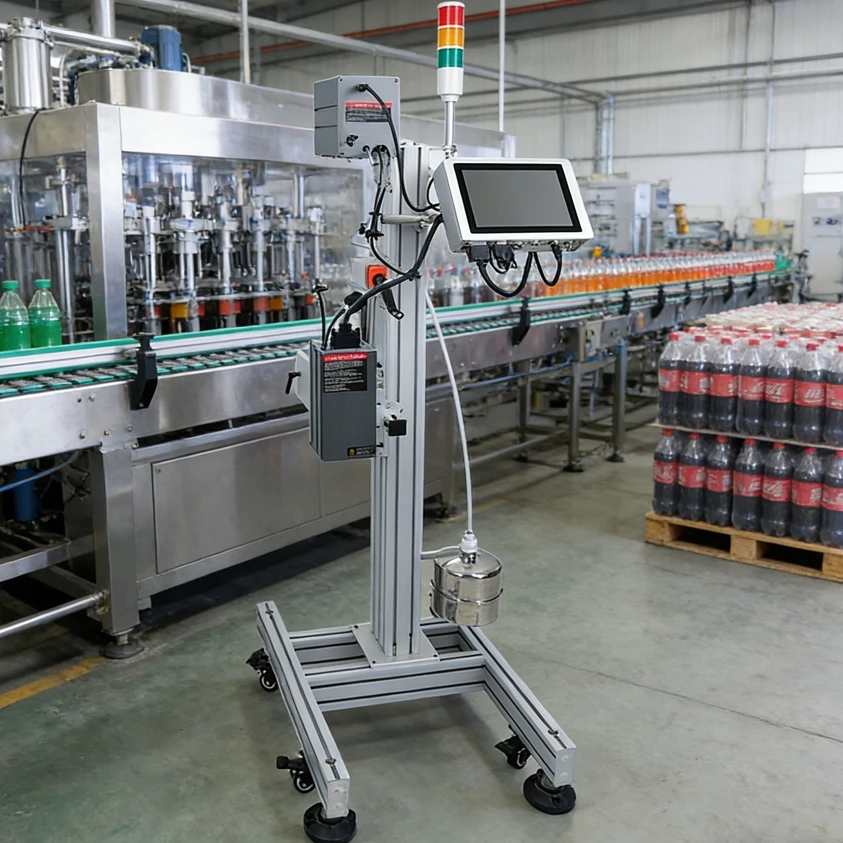 DOCOD P2000 Single-head Piezoelectric Inkjet Printer 10.1 Inch Touch Screen Split Design PIJ QR Code/Barcode Printing Machine
