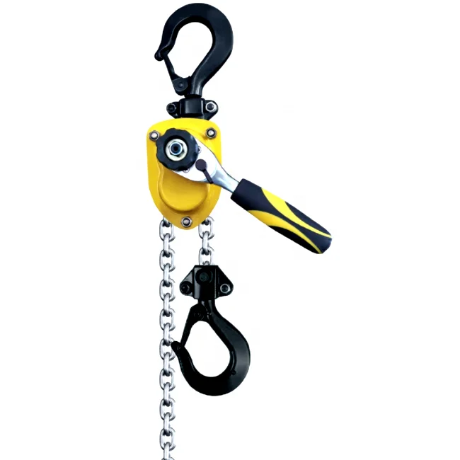 

Portable Chain Hoist Light Weight Lifting Equipment 250kg 500kg Manual Lever Chain Block