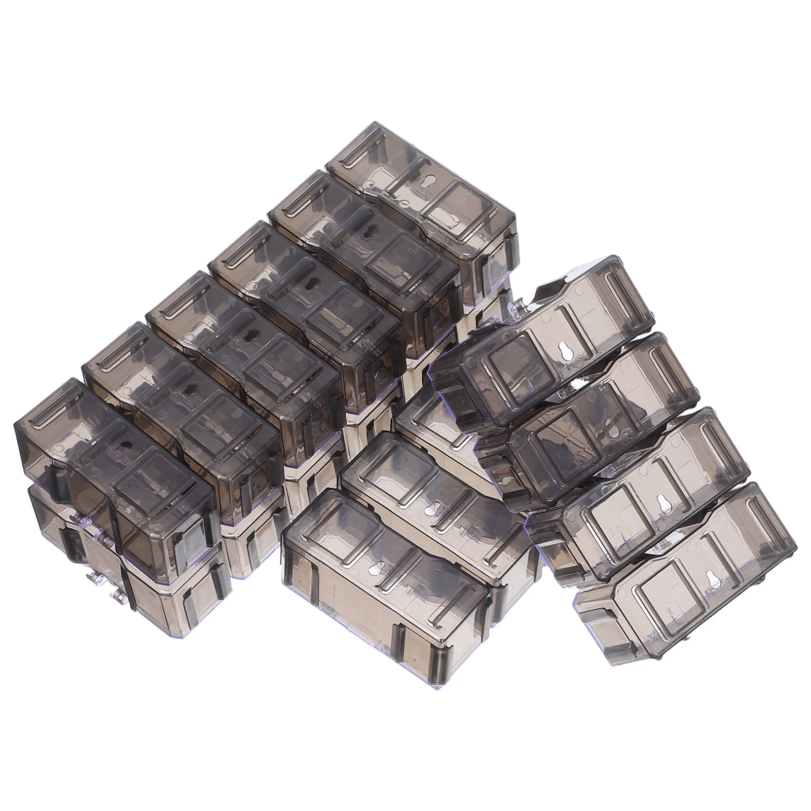 

20Pcs Car Collection Display Individual Storage Cases Transparent Organizer Car Collection Display Storage Case for Model Cars