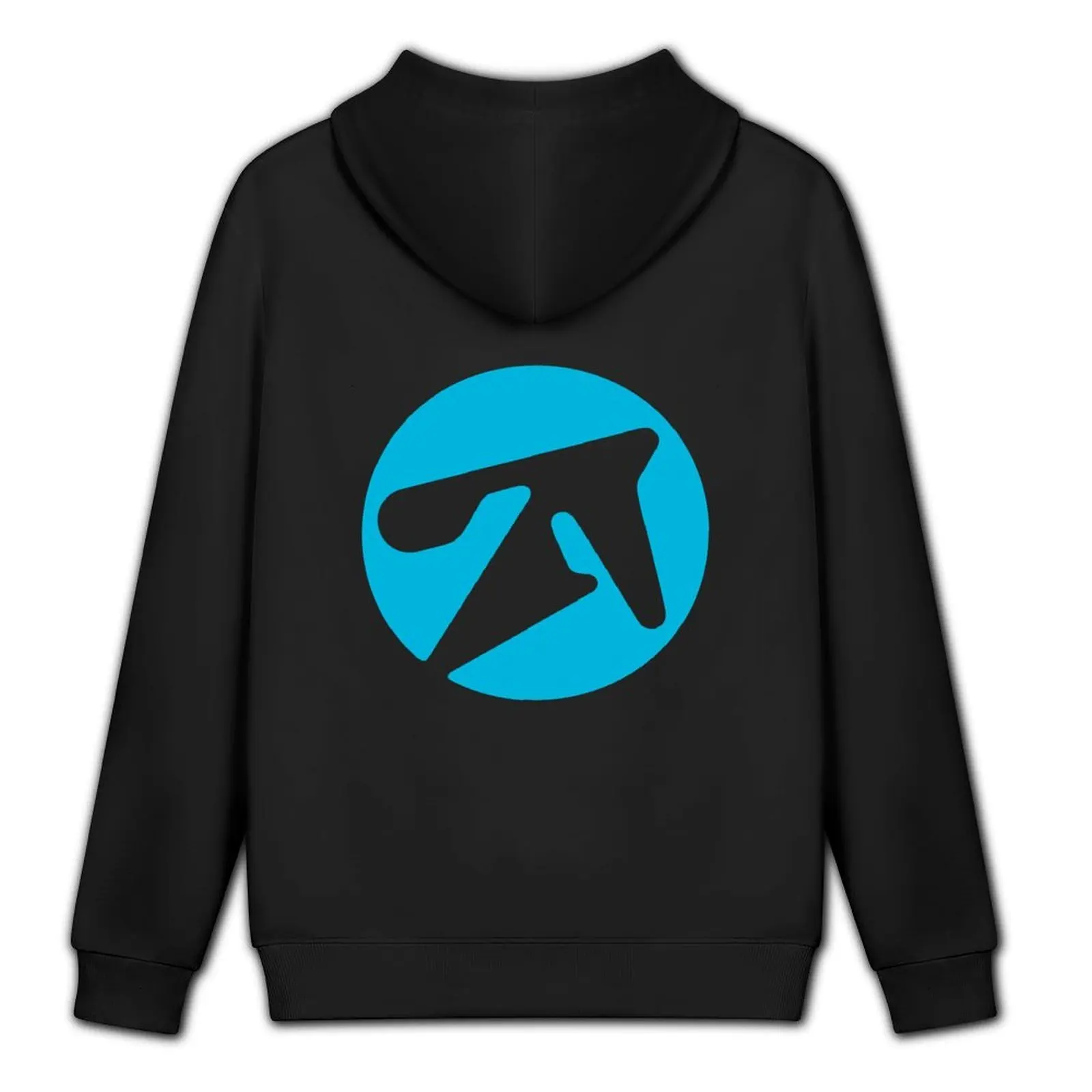 شعار Aphex Twin البديل باللون الأزرق هوديي يرتدي الرجال قميص مقنع ملابس رجالية ملابس للرجال جديدة في هوديس
