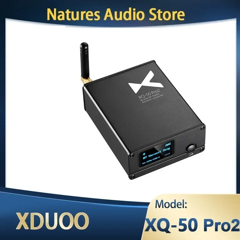 

US.EU XQ50 pro2 Bluetooth Audio Receiver Converter QCC5125 Buletooth 5.1 DAC XQ-50 pro 2 support LDAC PC USB DAC XQ50pro2 v2