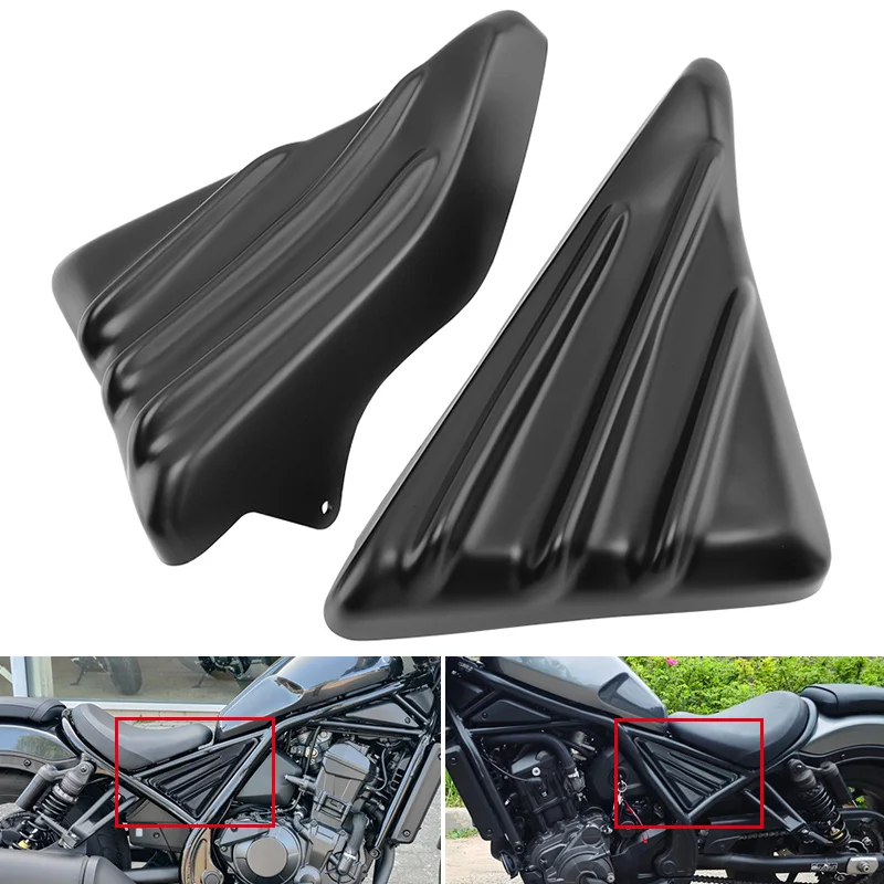 

For Honda Rebel CMX 1100 CMX1100 2021 2022 2023 2024 Motorcycle Matte Black Side Frame Cover Panel Engine Fairing
