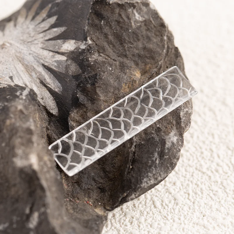 Natural Drusy White Quartz Fascinating hanging ornament Carving Pendant Necklace Stone Fashion Handmade Jewelry 41x10x1mm 2.7g