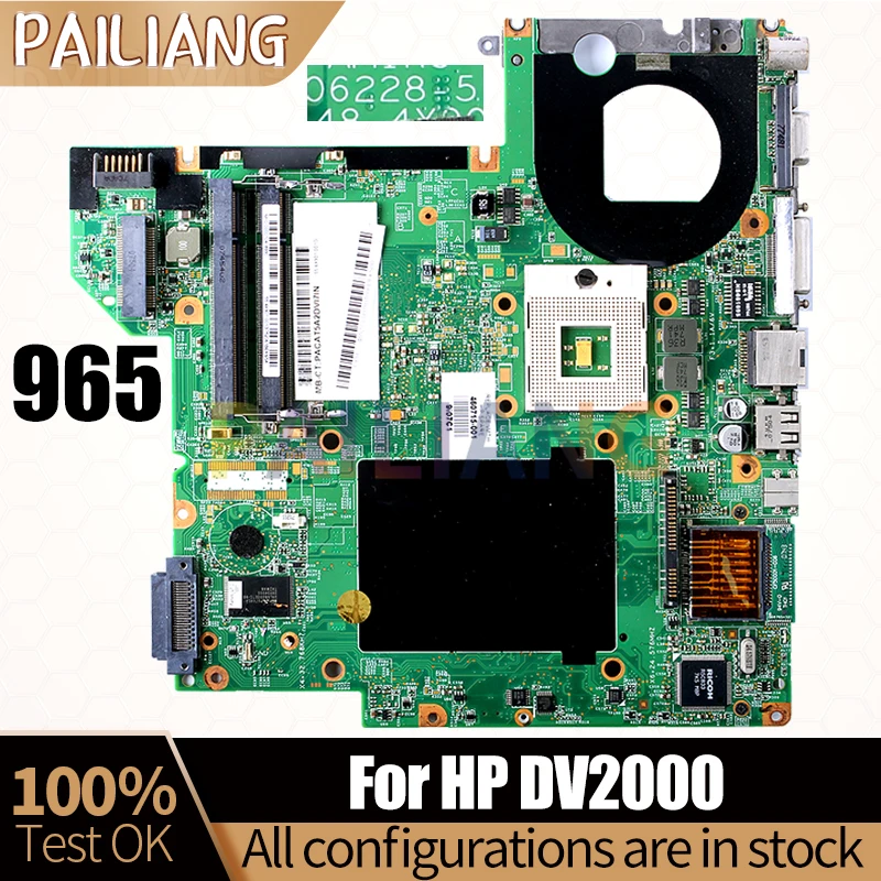 

For HP DV2000 Notebook Mainboard 06228-5 460715-001 965 Laptop Motherboard Full Tested