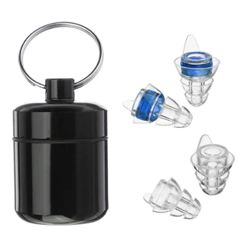 2 Pairs High Fidelity Concert Ear Plugs with Fitler, Hearing Protection for DJs, Nightclub, Concert, Motorcycles YDH