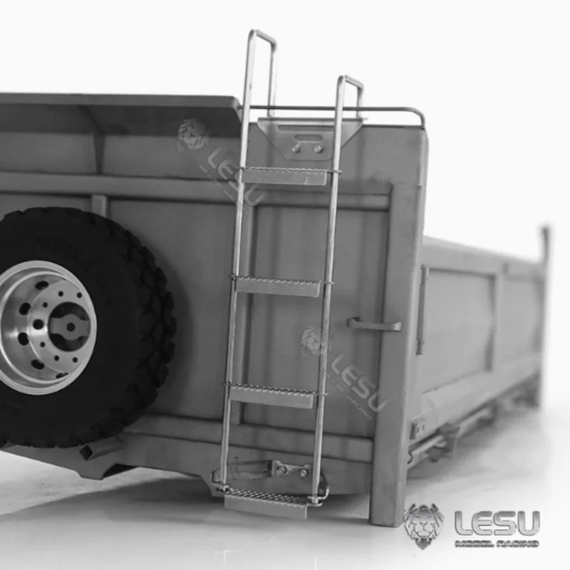 

Metal Ladder For 8*8 Truck Tipper Bucket G-6261 Upgrade Toy For 1/14 Tamiya RC LESU Dump Truck One-Way Bucket Ladder