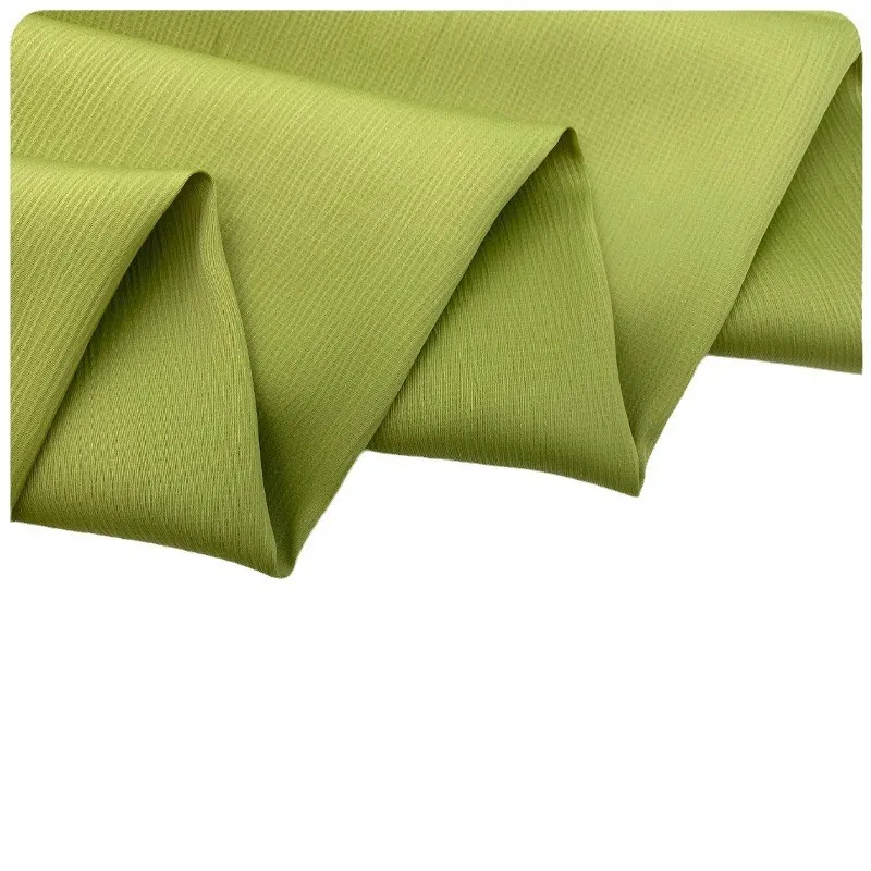 Атласная гладкая с складками, матовая ткань, имитирующая уксусной кислоты, тканая полиэфирная драпировка, женская рубашка, платье, материал для обуви