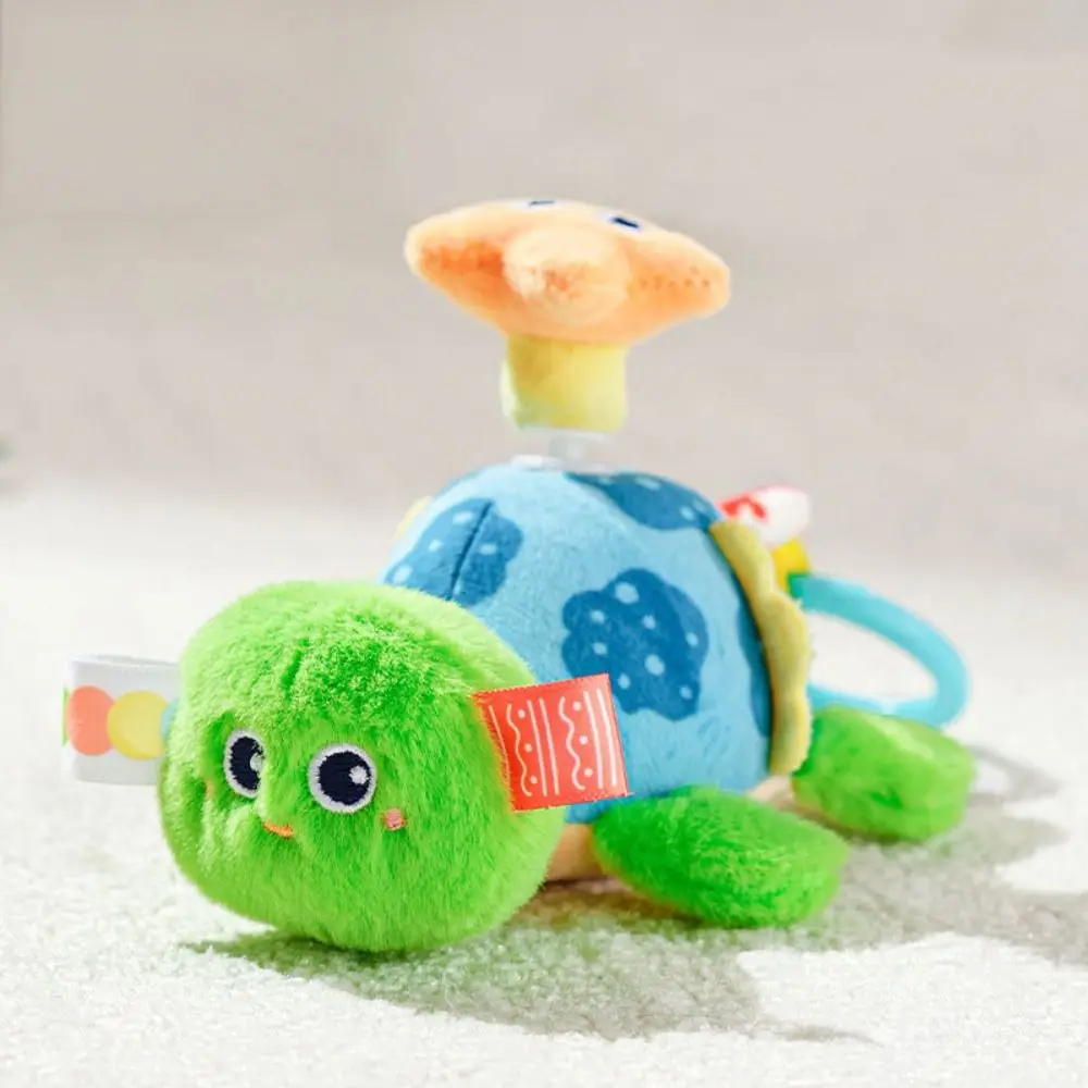 PP Katoen Schildpad Draaiend Knuffels Interactief Handgemaakt Trekkoord Knuffeldier Speelgoed Ins Collectie