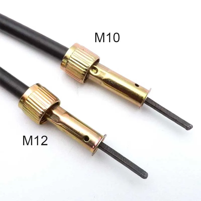 Motorcycle Speedometer Cable Double Square Head M12 M10 Thread for Chinese Scooter Parts 110CM  Length