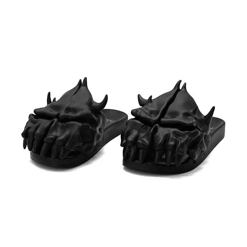 Summer Beach Cool New Monster Head Youth Artist Concept Slippers Co Branded Comfortable