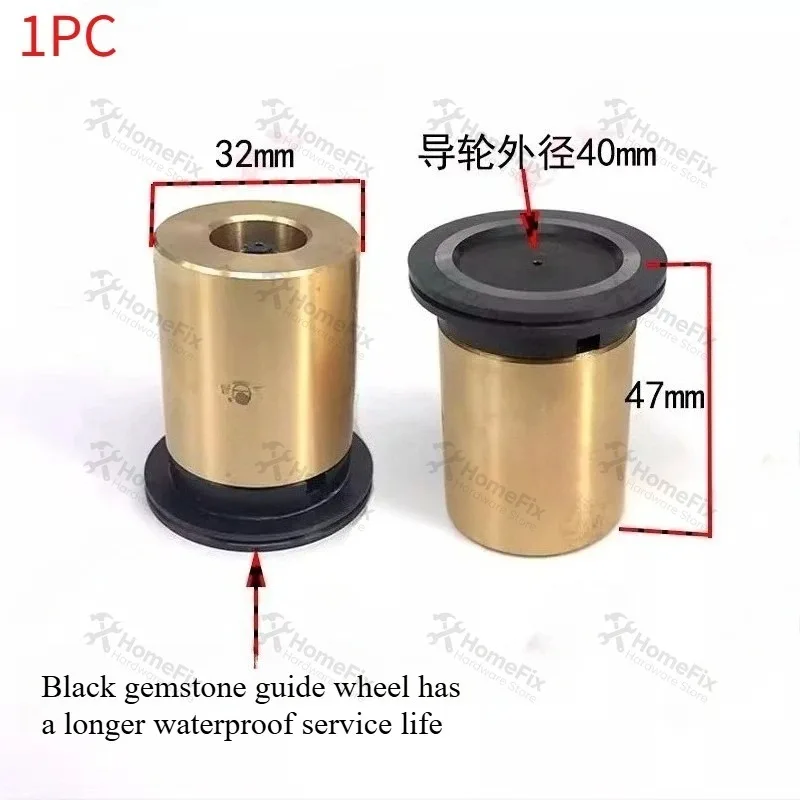 1PC Wire Cutting Guide Wheel Assembly Outer Diameter 40mm Length 47mm Model 1002 Wire EDM Spare Parts