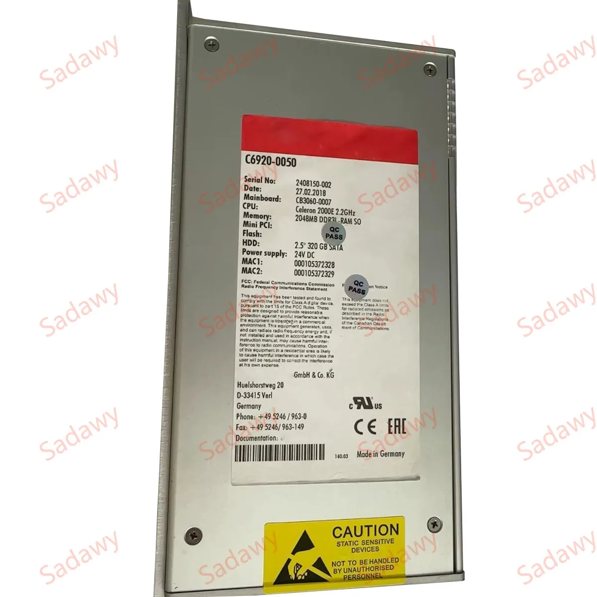 Beck-hoff original C6920-0050 ตู้ควบคุม PC อุตสาหกรรม