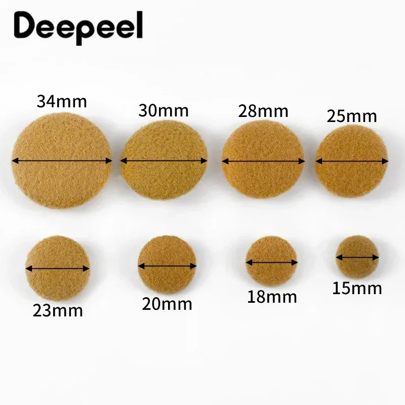 50pcs deepeel 15-38mm Kasmír Fedett Szállodai küldönc decorativa Viharkabát Köntös gomb Öltözés scrapbook DIY Összevarrás kiegészítők