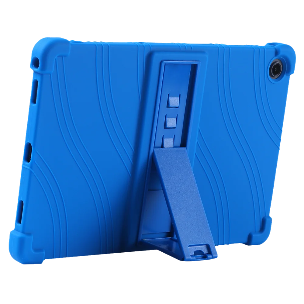 For Lenovo Qitian K10 Pro Tablet Protection Case 10.6-inch Silicone Cover TB-223FC Bracket TB226XC Anti drop Rubber Case