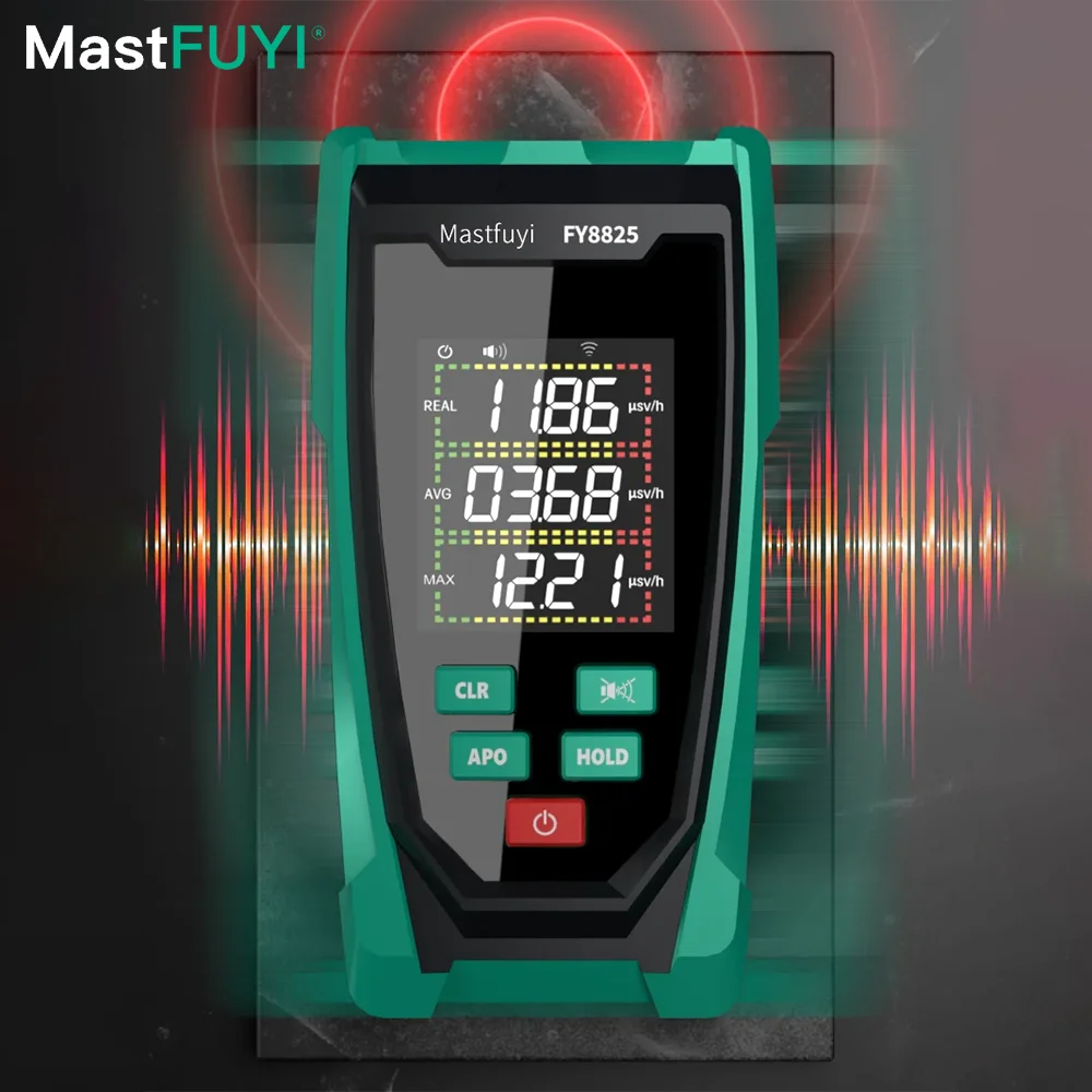 MASTFUYI Professional Radiation Detector Nuclear Radiation Monitoring Instrument Geiger Counter X/γ/β Ray Radioactivity Tester