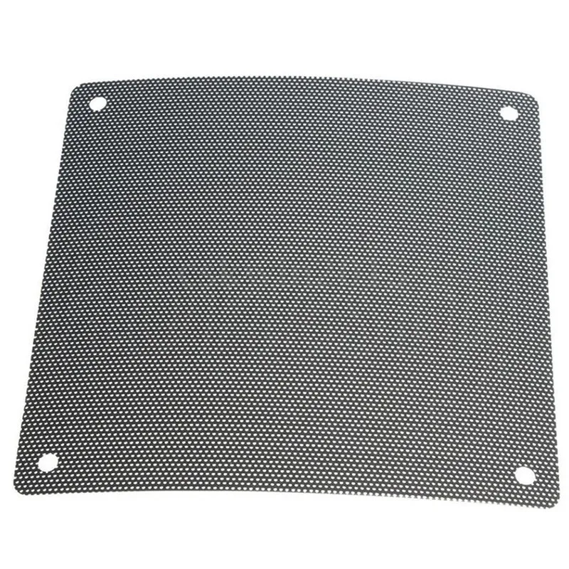 5PCS 30/40/50/60/70/80mm Cuttable Black PVC PC Fan Dust Filter Dustproof Case Computer Mesh Cooling Ultra Fine Dustproof Cover