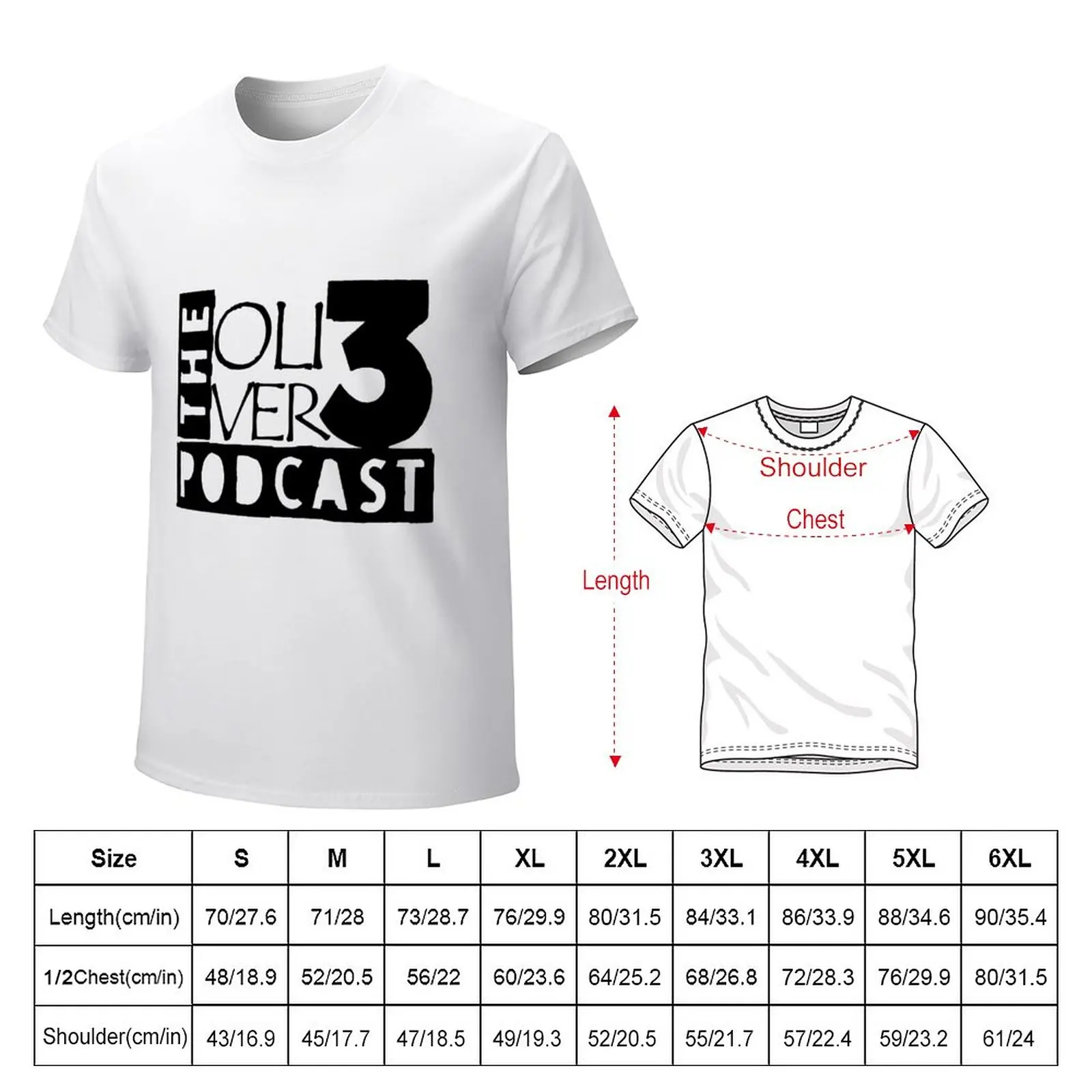 The Oliver Tree 3 Podcast H3H3 T-Shirt sublime oversizeds customs design your own oversized t shirt men