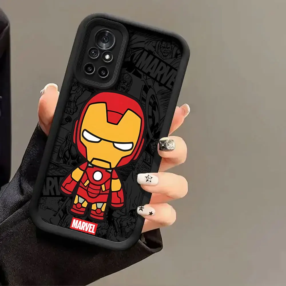 Case For Xiaomi Redmi Note 14 13 12 11 9 8 10 Pro 9S 12S Marvel Cute Heroes Deadpool Groot Cover for Redmi 13C 14C TURBO4 Fundas