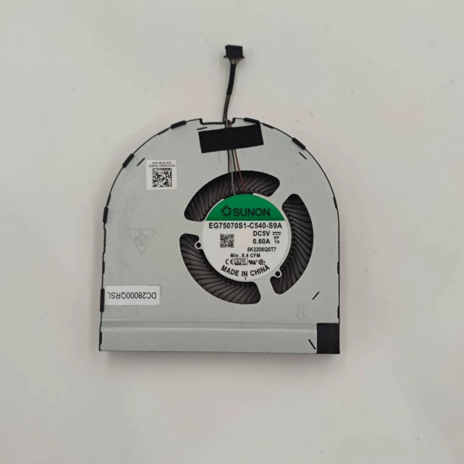 for DELL Precision 7560 M7560 Laptop CPU Cooling Fan