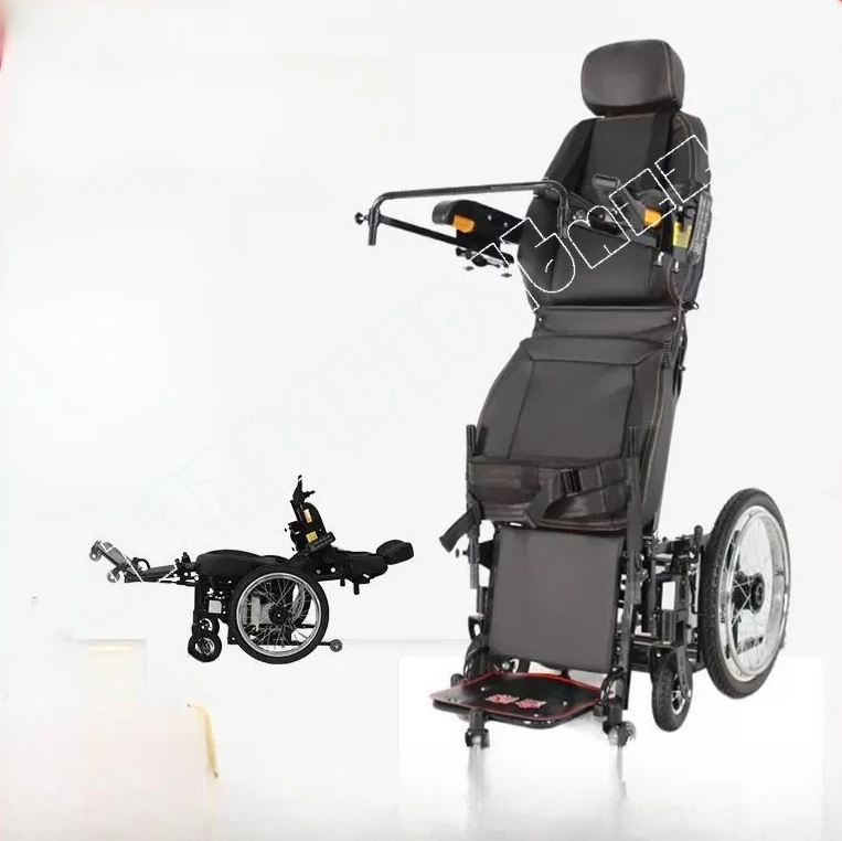 Electric Standing Wheelchair Intelligent Automatic Four-wheel Scooter for The Elderly Disabled