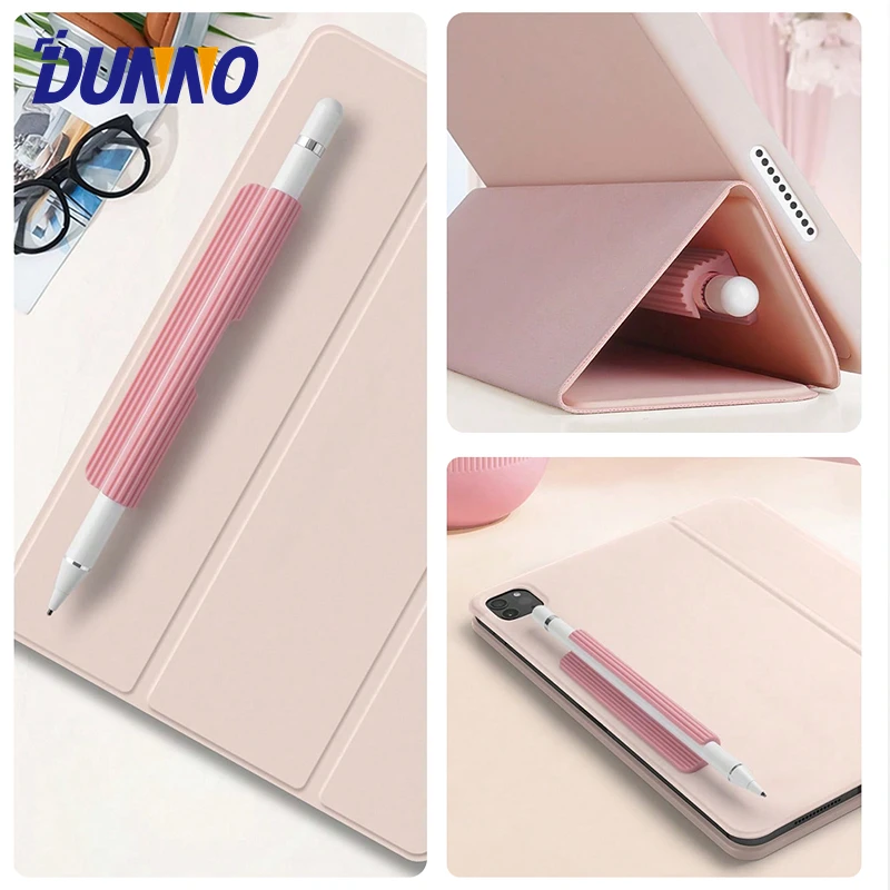 

Силиконовый чехол-держатель для ручки (USB-C) Apple Pencil 1-го/2-го поколения Прочный клей, прикрепленный к чехлу для планшета со стилусом ﻿