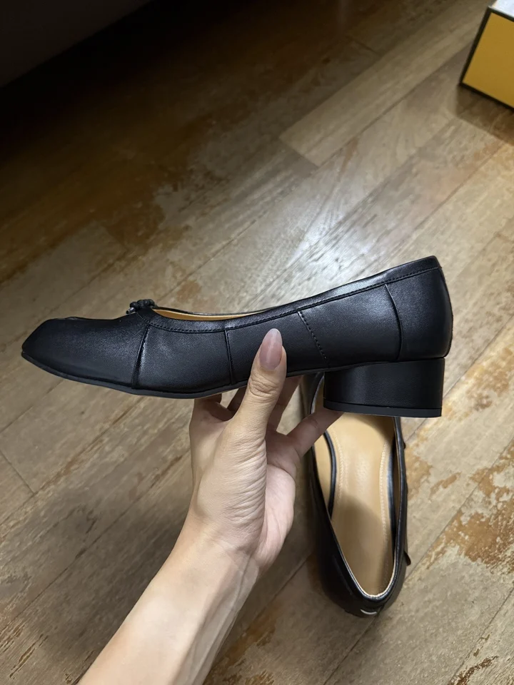 

Модные черные женские туфли с защемленным носком, однотонные туфли Мэри Джейн с круглой головкой, уличный каблук, Zapatos Mujer