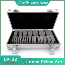 Ophthalmic Instruments Loose Prism Set For Optometry With Aluminium Case / Ophthalmic Prism Set Optical Loose Prism Aluminum Box