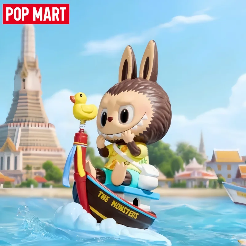 

POP MART Thailand Limited Edition Crybaby LABUBU Series Blind Box: Коллекционные подвесные карточки-брелоки, модные коллекционные игрушки, украшения, подарки