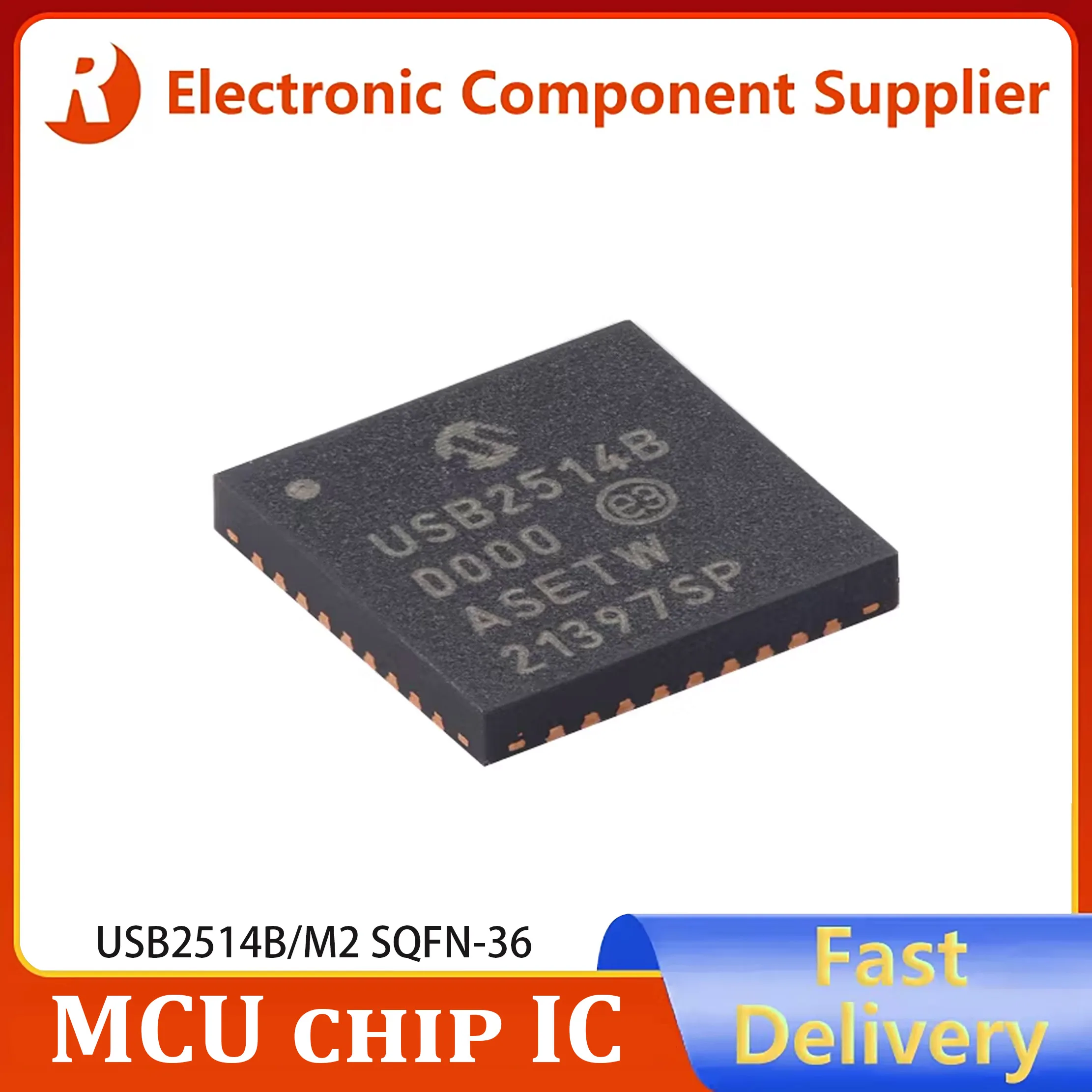 1pcs Genuine USB2514B/M2 SQFN-36 4-port USB 2.0 hub controller chip
