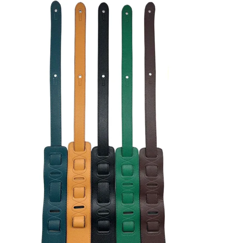 1 Stück P&P Gitarrengurt aus PU-Leder mit fünf Farben zur Auswahl, Gurt für Bass, Akustik- und E-Gitarre, Zubehörteile – Detail 3