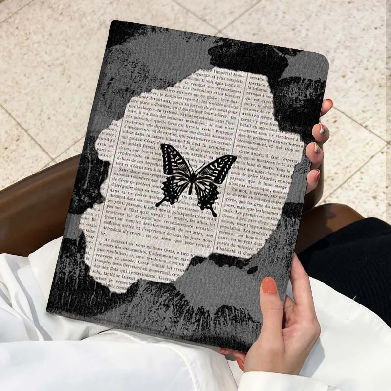 

Butterfly creative retro For Xiaomi Redmi Mi Pad 2 4 5 6 6s 7 8 11 12.5 12.4 11.2 8.7 SE Pro Plus Max Cover Tablet Case