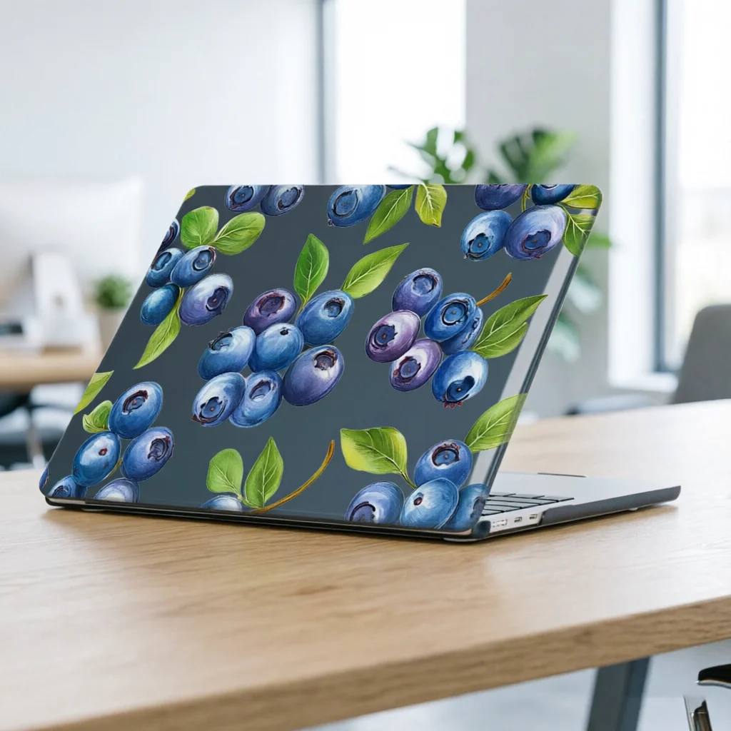 

Blueberry-print Laptop Case for MacBook Neo 13 2026 A18 model A3404 Hard Cover for MacBook Air 15 13 Pro 14 16 M1 M2 M3 M4 Case