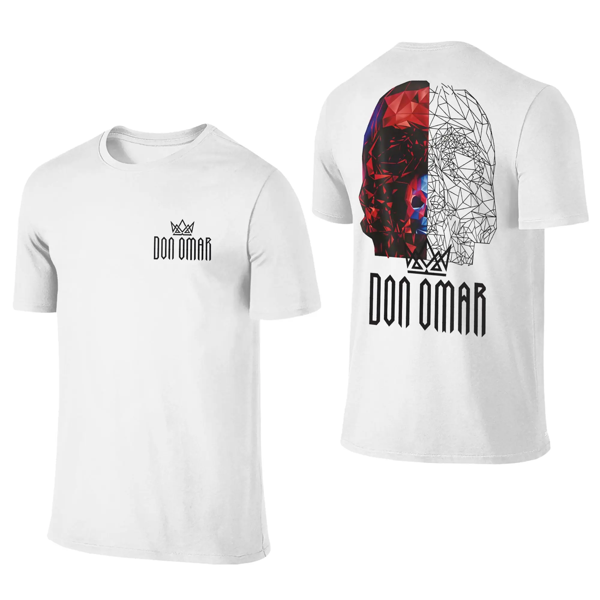 Rapper Don Omar Tour 2026 T-Shirt Men  Vintage Pure Cotton T Shirts Summer O Neck Hippie Tee Shirt Loose Oversized Tops