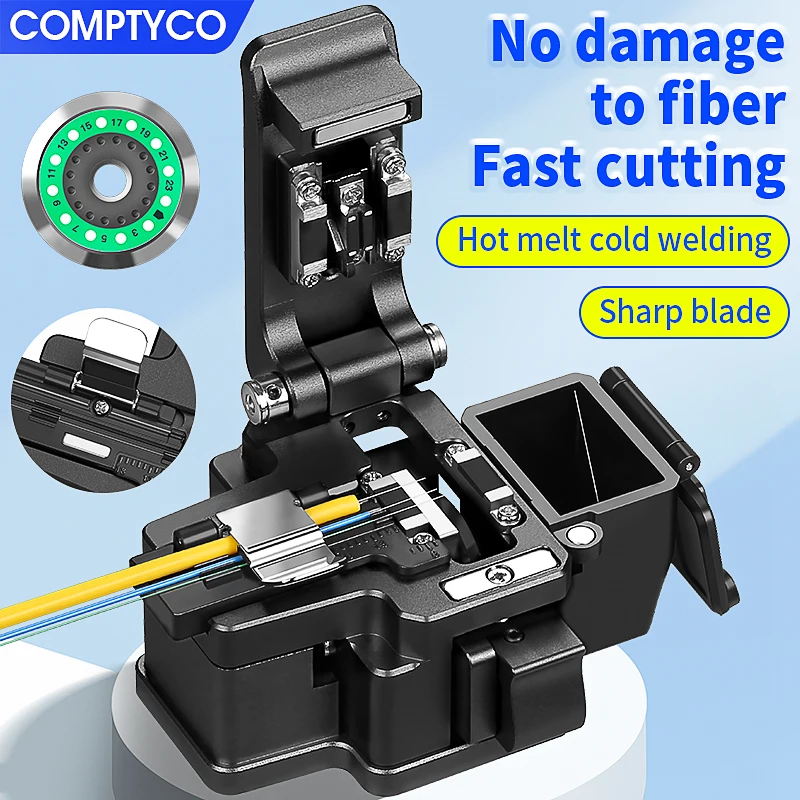 comptyco-k1-cuchilla-de-fibra-optica-de-alta-precision-ftth-empalmador-de-fusion-de-fibra-optica-cuchillo-de-corte-herramienta-cortadora-de-fibra-hoja-de-24-lados